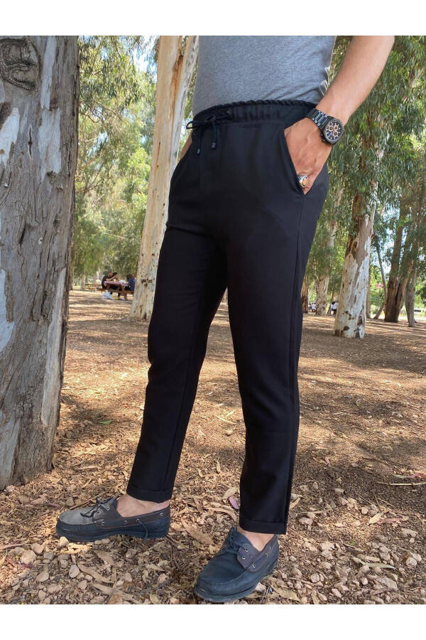 Slimfit Seasonal Black Lycra Comfortable Jogger Pants - 9