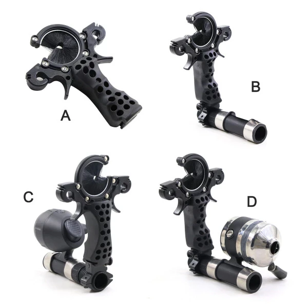 Slingshot Crossbow Shooting Fish Black Portable Great Power Nylon Stainless Steel More Efficient Fishing Gear - 6