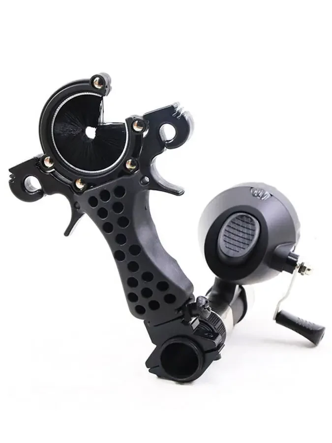 Slingshot Crossbow Shooting Fish Black Portable Great Power Nylon Stainless Steel More Efficient Fishing Gear - 8
