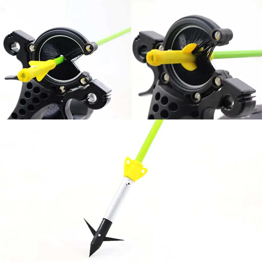 Slingshot Crossbow Shooting Fish Black Portable Great Power Nylon Stainless Steel More Efficient Fishing Gear - 11
