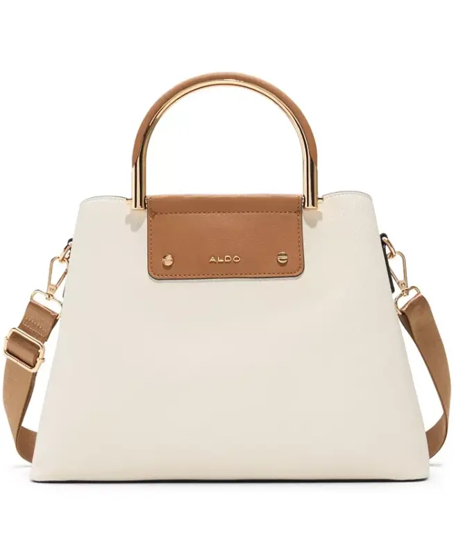 Sloana Small Satchel Bag-Beige Overflow - ALDO