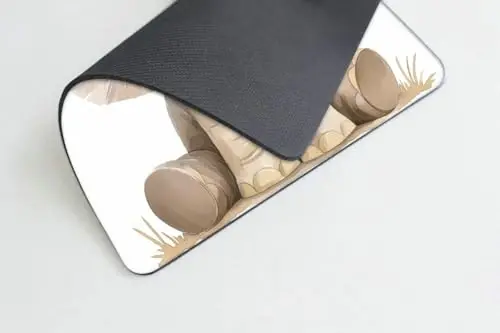 Слон（2） Коврик для мыши Персонализированный коврик для мыши Нескользящие резиновые коврики для мыши для компьютеров Ноутбук Офисные настольные аксессуары Коврик для мыши - 3