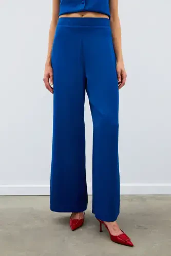 Slouchy Crepe Pants - INDIGO-INDIGO - 6