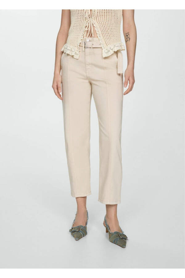 Slouchy Jean Pants - 1