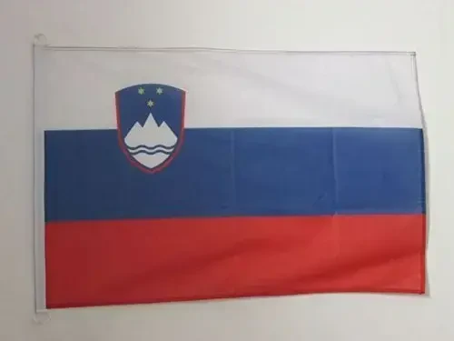 Slovenia NAUTICAL Flag 18'' x 12'' - Slovenian flags 30 x 45 cm. - Banner 12x18 in for boat - AZ FLAG - 2
