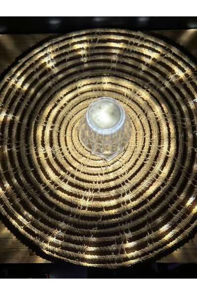 Small Crystal Diamond LED Table Lamp Battery Powered Projection Transparent Lampshade 12 Cm - 3