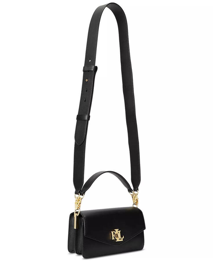 Small Leather Tayler Convertible Crossbody Bag Black - 2