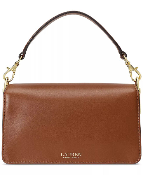 Small Leather Tayler Convertible Crossbody Bag Lauren Tan - 5