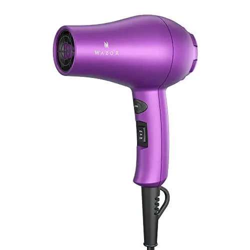 Small Lightweight Hair Dryer for Kids Compact Blow Dryer for RV and Travel 1000W Ionic Dryer with Concentrator - 7