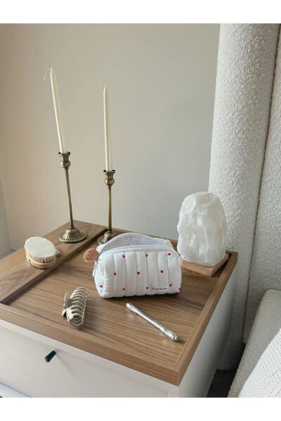 Small Red Heart Makeup Bag - PUNCHIESS