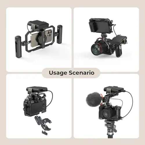 SMALLRIG Power Bank Holder, Power Bank Clamp Mount for Camera, Compatible with Width Range 2.1