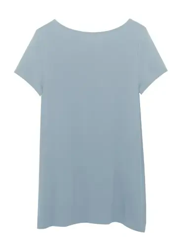 Smallshow Women's Maternity Tops Shirts Short Sleeve Split Side Maternity Clothes - Modazone (1)