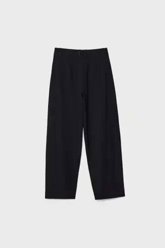 Smart baggy pants with stitch details - 6