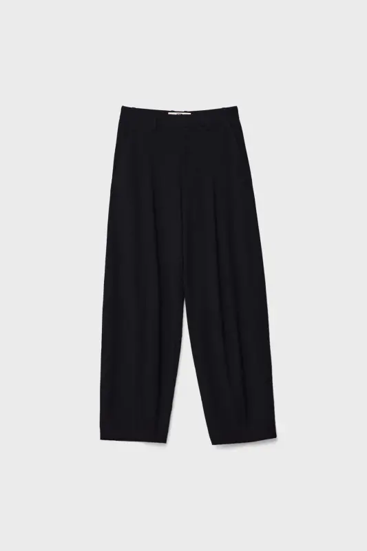 Smart baggy pants with stitch details - 5