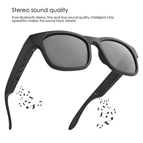Smart Glasses Wireless Bluetooth Sunglasses Open Ear Music&Hands-Free Calling,for Men&Women,Polarized Lenses - 4