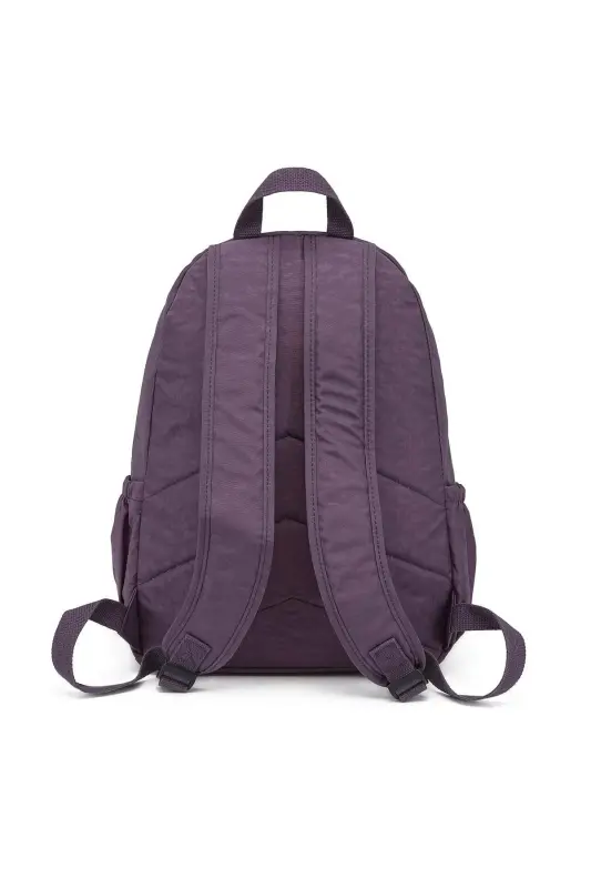 SMARTBAGS CRINKLE FABRIC LARGE WOMEN'S BACKPACK 2022-1050 PLUM - PLUM - 3