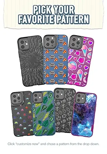 Smartish iPhone 12 Pro Max MagSafe Case, Gripmunk, Slim Grip, Custom Print | Thin, Grippy & Protective, Magnetic with Microfiber-Lined Interior, Drop-Tested from 6 Feet, Raised Edges for Screen & Camera - 2