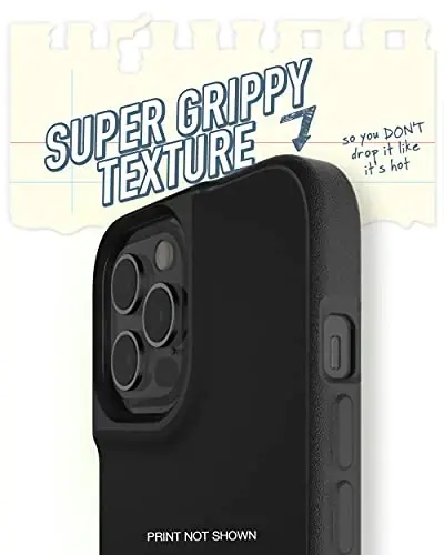 Smartish iPhone 12 Pro Max MagSafe Case, Gripmunk, Slim Grip, Custom Print | Thin, Grippy & Protective, Magnetic with Microfiber-Lined Interior, Drop-Tested from 6 Feet, Raised Edges for Screen & Camera - 4