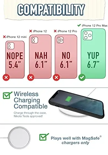 Smartish iPhone 12 Pro Max Slim Case - Gripmunk [Lightweight + Protective] Thin Cover (Silk) - Black Tie Affair 