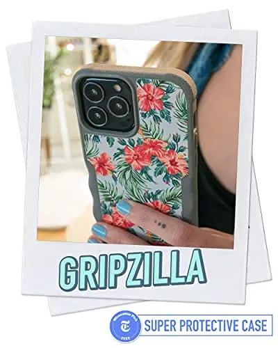 Smartish iPhone 13 Pro Max Koruyucu Manyetik Kılıf - Gripzilla, MagSafe ile Uyumlu [Dayanıklı + Sağlam] Apple iPhone 13 Pro Max için Düşme Testi Onaylı Korumalı Ağır Hizmet Tipi Kavrama Kılıfı - Tropikal Gömlek - SMARTISH (1)