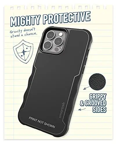 Smartish iPhone 13 Pro MaxProtective Magnetic Case - Gripzilla Compatible with MagSafe [Rugged + Tough] Heavy Duty Grip Cover w/Drop Tested Protection for Apple iPhone 13 Pro Max- Custom Prints - 4