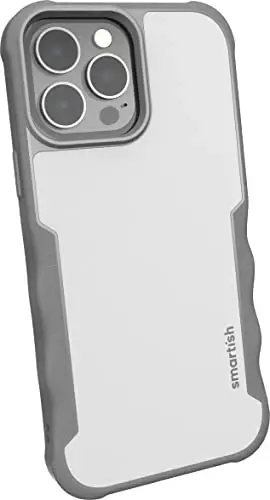 Smartish iPhone 13 Pro MaxProtective Magnetic Case - Gripzilla Compatible with MagSafe [Rugged + Tough] Heavy Duty Grip Cover w/Drop Tested Protection for Apple iPhone 13 Pro Max- Gray Area - 1