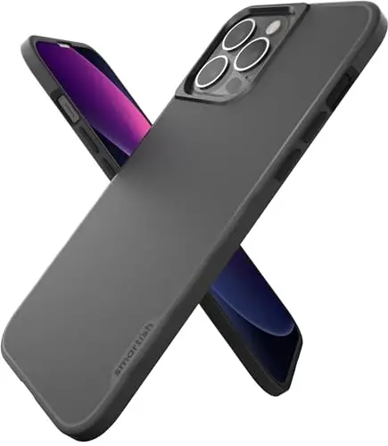 Smartish® iPhone 13 Pro Max Slim Case - Gripmunk - [Lightweight + Protective] Thin Grip Cover - Black Tie Affair - 1