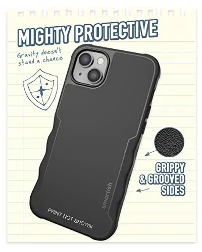 Smartish iPhone 14 Plus himoyali magnit g‘ilofi - Gripzilla, MagSafe bilan mos [mustahkam + pishiq] og‘ir yuklarga mo‘ljallangan, Apple iPhone 14 Plus uchun tushish sinovidan o‘tgan himoya g‘ilofi - Secret Menu - 4