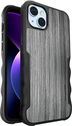 Smartish iPhone 14 Plus Protective Magnetic Case - Gripzilla Compatible with MagSafe [Rugged + Tough] Heavy Duty Grip Slim Cover w/Drop Tested Protection for Apple iPhone 14 Plus - Graspin' Aspen - 1