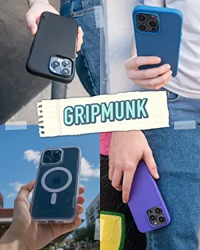 Smartish® iPhone 14 Pro Max İnce Kılıf - MagSafe Uyumlu Gripmunk [Hafif + Koruyucu] Mikrofiber Astaraklı İnce Tutarak Kapağı - You're Just Jelly 