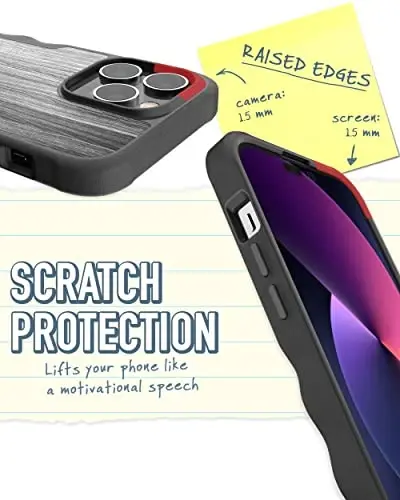 Smartish iPhone 14 Pro Max Protective Magnetic Case - Gripzilla Compatible with MagSafe [Rugged + Tough] Heavy Duty Grip Cover w/Drop Tested Protection for Apple iPhone 14 Pro Max - Graspin' Aspen - 3
