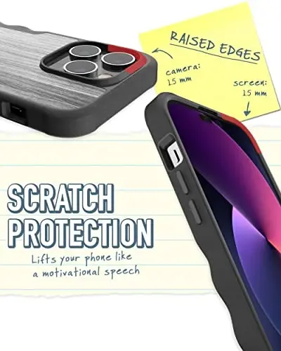 Smartish iPhone 14 Pro Protective Magnetic Case - Gripzilla Compatible with MagSafe [Rugged + Tough] Heavy Duty Grip Slim Cover w/Drop Tested Protection for Apple iPhone 14 Pro - Graspin' Aspen - 3