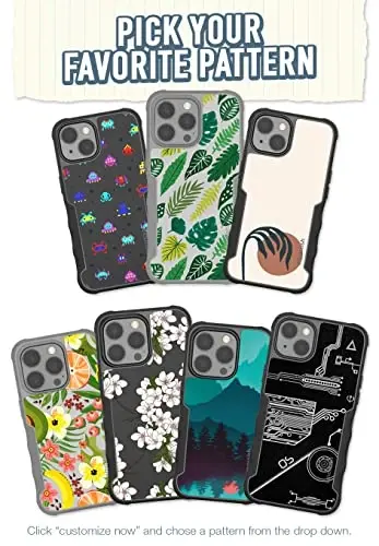 Smartish iPhone 14 Protective Magnetic Case - Gripzilla Compatible with MagSafe [Rugged + Tough] Heavy Duty Grip Armored Slim Cover w/Drop Tested Protection for Apple iPhone 14 - Secret Menu - 2