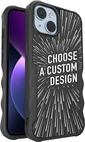 Smartish iPhone 14 Protective Magnetic Case - Gripzilla Compatible with MagSafe [Rugged + Tough] Heavy Duty Grip Armored Slim Cover w/Drop Tested Protection for Apple iPhone 14 - Secret Menu - SMARTISH