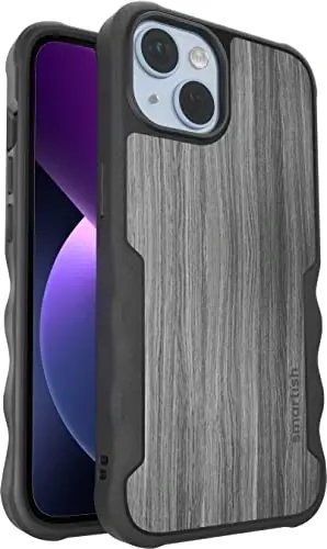 Smartish iPhone 14 uchun himoya magnit g'ilofi - MagSafe bilan mos keladigan Gripzilla [Mustahkam + Bardoshli] Apple iPhone 14 uchun tushishdan himoyalangan og'ir yukga mo'ljallangan yupqa g'ilof - Graspin' Aspen 
