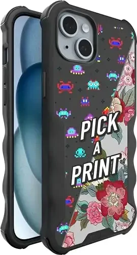 Smartish® iPhone 15 Plus himoya magnitli gʻilofi - Gripzilla bilan mos keladi MagSafe bilan [Mustahkam + Bardoshli] Apple iPhone 15 Plus uchun tushish sinovidan oʻtgan ogʻir yuk koʻtaruvchi qopqoq - Maxsus nashrlar 