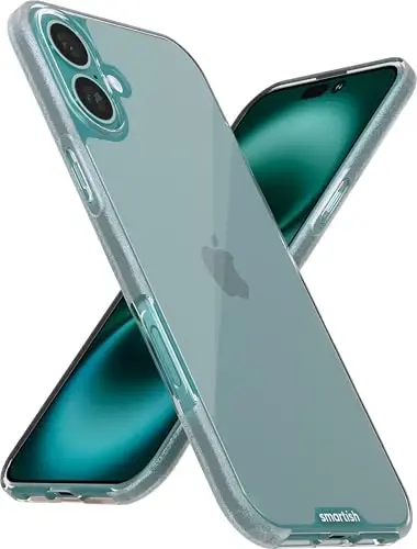 Smartish® iPhone 16 Plus Clear Case - Gripmunk [Lightweight + Protective] Slim Drop Tested Ultra Thin Grip Cover for Apple iPhone 16 Plus - Clearly Clear - SMARTISH
