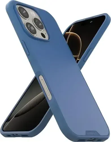 Smartish® iPhone 16 Pro magnitli g'ilofi - MagSafe bilan mos keluvchi Gripmunk [Yengil + Himoya] Apple iPhone 16 Pro uchun mikrofiber qoplamali ingichka va yupqa g'ilof - Blues on The Green - SMARTISH