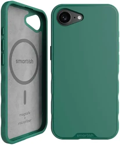 Smartish® iPhone 16e MagSafe Case - Gripmunk Magnetic Slim Case [Lightweight + Protective] Thin Grip Cover with Microfiber Lining for Apple iPhone 16e 2025 - So Jaded 