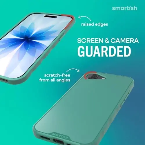 Smartish® iPhone 16e MagSafe Case - Gripmunk Magnetic Slim Case [Lightweight + Protective] Thin Grip Cover with Microfiber Lining for Apple iPhone 16e 2025 - So Jaded - 2