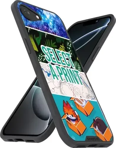 Smartish® iPhone 16e MagSafe Case - Gripmunk Magnetic Slim Case [Lightweight + Protective] Thin Grip Cover with Microfiber Lining for Apple iPhone 16e 2025 - Custom Prints - SMARTISH