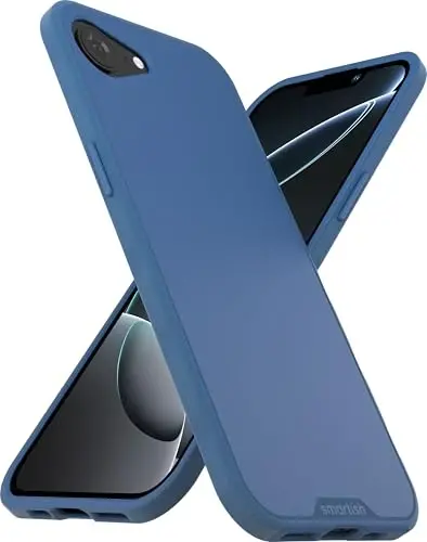 Smartish® iPhone 16e MagSafe Case - Gripmunk Magnetic Slim Case [Lightweight + Protective] Thin Grip Cover with Microfiber Lining for Apple iPhone 16e 2025 - Blues on The Green - SMARTISH