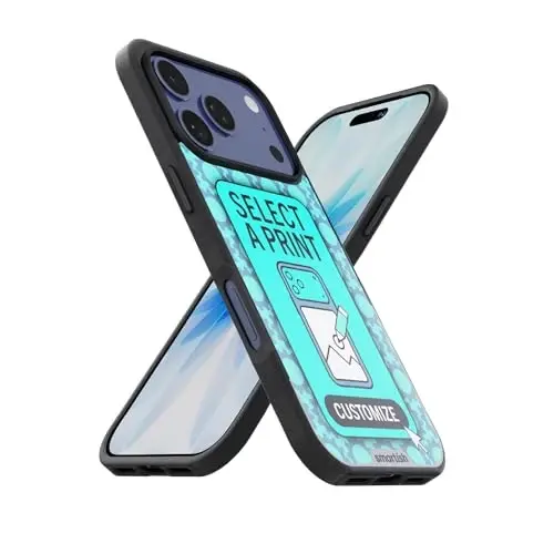 Smartish® iPhone 17 Pro MagSafe Case - Gripmunk Magnetic Slim Case [Lightweight + Protective] Thin Grip Cover with Microfiber Lining for Apple iPhone 17 Pro - Custom Print - SMARTISH