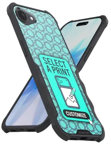 Smartish® iPhone 17e/16e Protective MagSafe Case - Gripzilla [Rugged + Tough] Magnetic Heavy Duty Grip Armored Slim Cover w/Drop Tested Protection for Apple iPhone 17e/16e 2025 - Custom Prints - 1