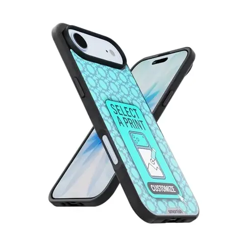 Smartish® iPhone Air MagSafe Case - Gripmunk Magnetic Slim Case [Lightweight + Protective] Thin Grip Cover with Microfiber Lining for Apple iPhone Air - Custom Print - 1