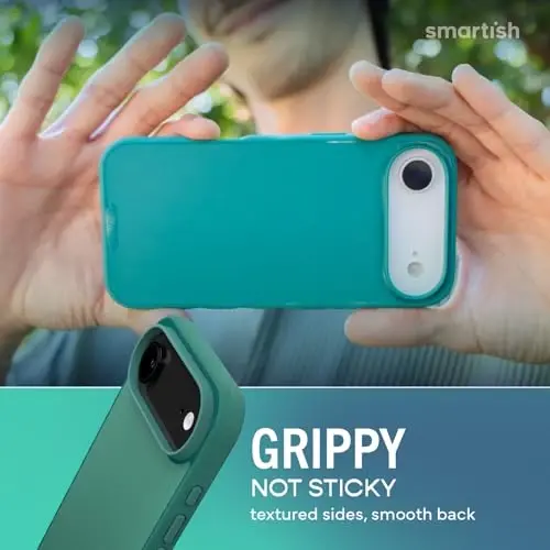 Smartish® iPhone Air MagSafe Case - Gripmunk Magnetic Slim Case [Lightweight + Protective] Thin Grip Cover with Microfiber Lining for Apple iPhone Air - So Jaded - 3