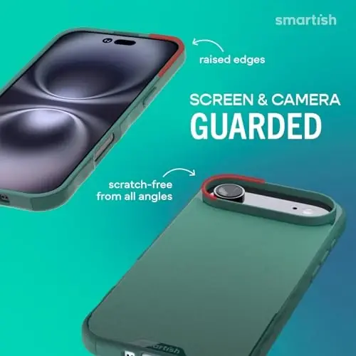 Smartish® iPhone Air MagSafe Case - Gripmunk Magnetic Slim Case [Yengil + Himoyalovchi] Apple iPhone Air uchun mikrofaser qoplamali yupqa tutqichli g‘ilof - So Jaded - SMARTISH (1)