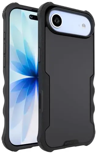 Smartish® iPhone Air MagSafe Case - Gripzilla Protective Magnetic Case for Men [Rugged + Tough] Military Grade Heavy Duty Grip Armor - Drop Tested for iPhone Air - Black Tie Affair - SMARTISH