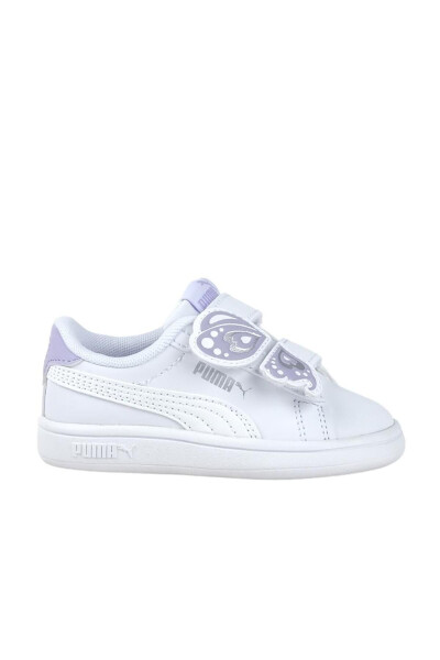 Smash 3.0 Butterfly Toddler White Sneaker (394804-02) - 1