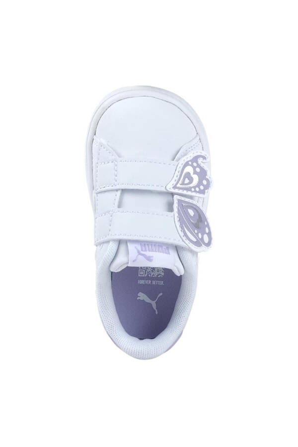 Smash 3.0 Butterfly Toddler White Sneaker (394804-02) - 3